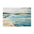 Trademark Fine Art Karen Fields 'Beach Surf Iii' Canvas Art, 16x24 WAG06153-C1624GG